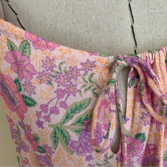 Spell & The Gypsy Collective Juniper Tiered Floral Dress Small - Picture 14 of 16